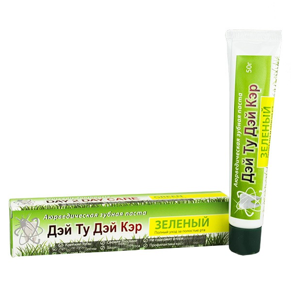 Дэй 2 Дэй Зубная паста 50мл Зеленая