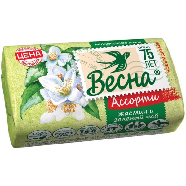 Весна т/м 90гр Жасмин+зеленый чай
