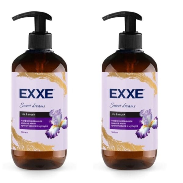 EXXE парфюмированное жидкое мыло "Аромат Ириса и Мускуса"500мл.