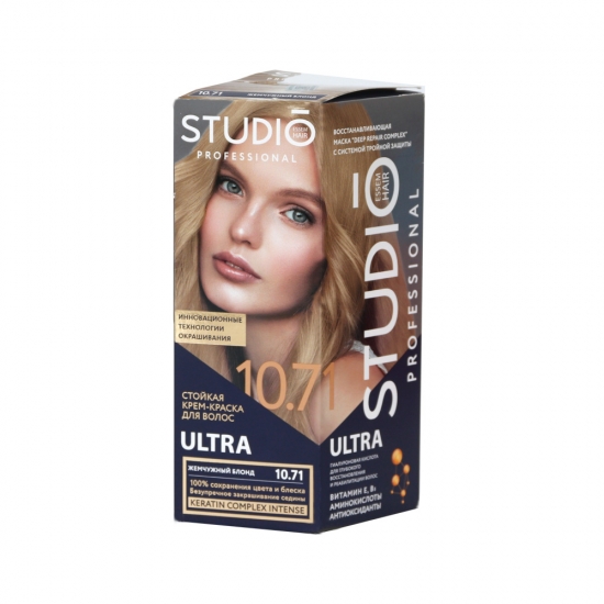 Студио Профешнл 10.71 Жемчужный блонд NEW 50/50/15 мл, 6 шт/кор